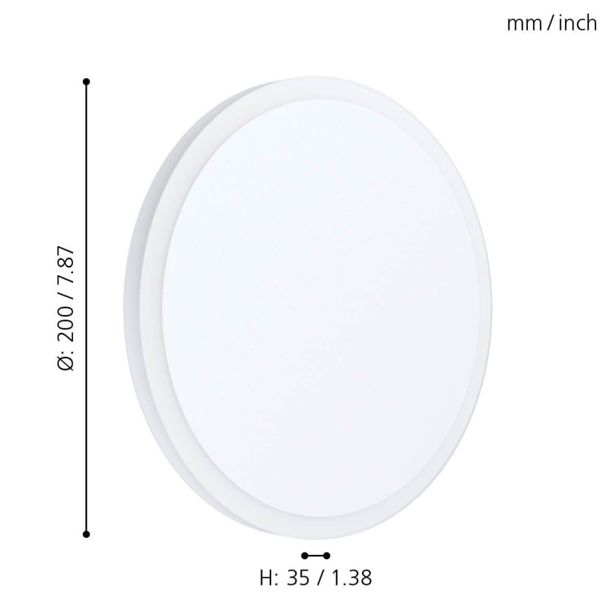 Eglo 98656 - LED Takbelysning MONGODIO 1 LED/8,6W/230V