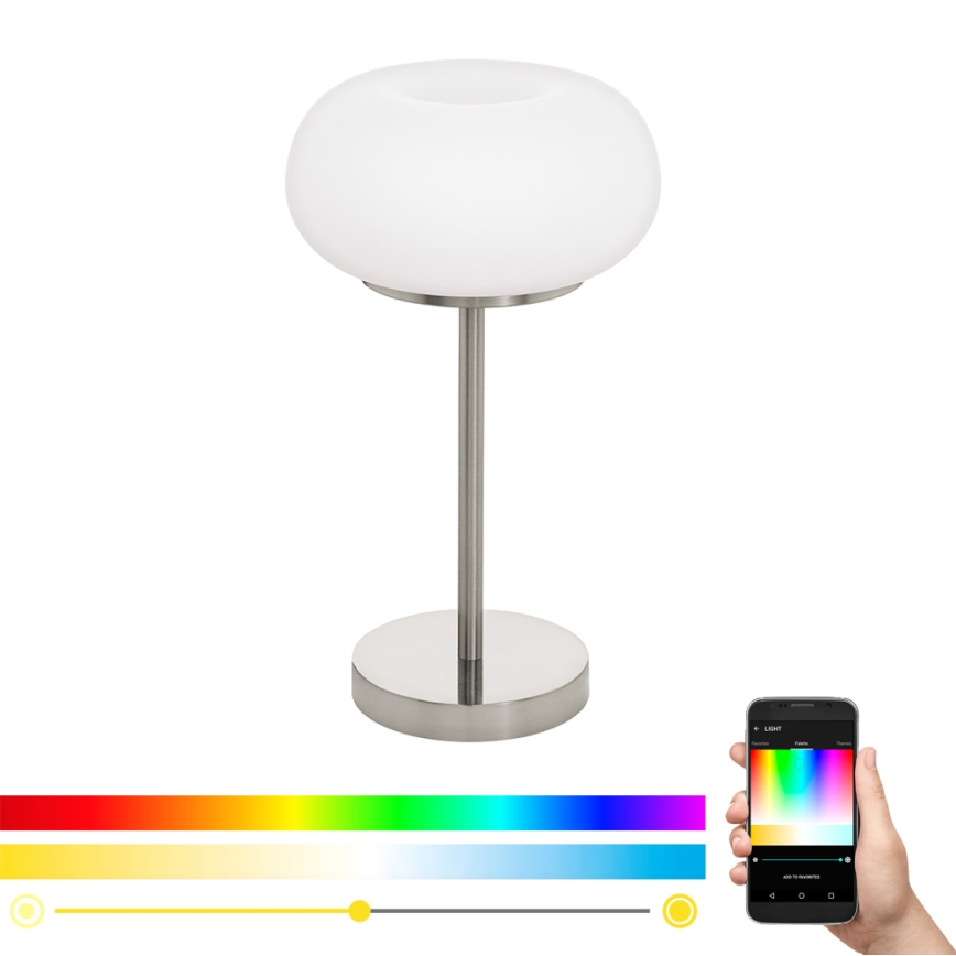 Eglo - LED RGB Ljusreglerad bordslampa OPTICA-C LED/16W/230V diameter 27,5 cm