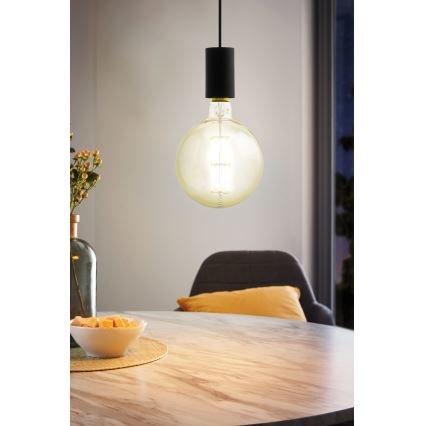 Eglo 98661 - Ljuskrona med snöre POZUETA 1xE27/40W/230V