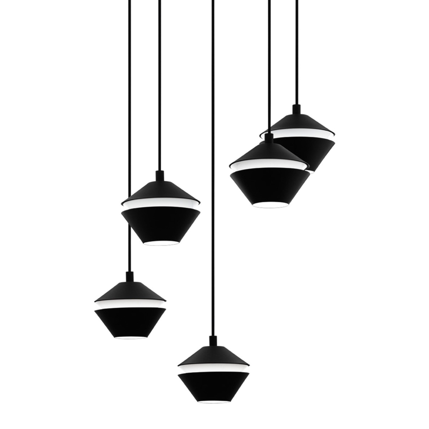 Eglo 98683 - LED Ljuskrona med snöre PERPIGO 5xGU10/5W/230V