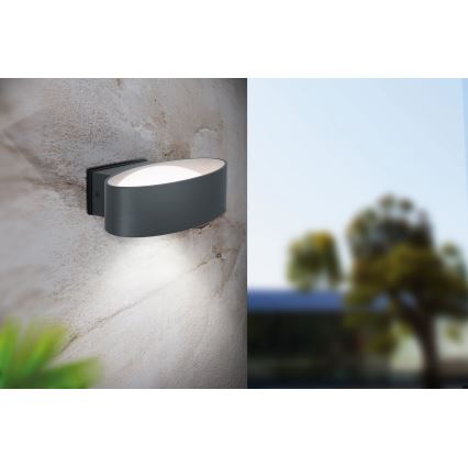 Eglo 98711 - LED Utomhus Väggbelysning CHINOA LED/10W/230V IP44