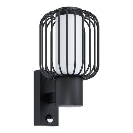 Eglo 98722 - Utomhus Väggbelysning med sensor RAVELLO 1xE27/28W/230V IP44