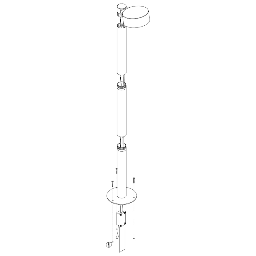Eglo 98739 - LED Utomhuslampa PALOSCO LED/6W/230V IP44