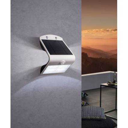 Eglo - Solcellsbelysning med sensor LED/3,2W/3,7V 2000 mAh IP54