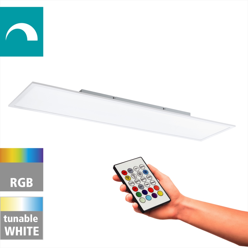 Eglo - RGBW Dimbar taklampa LED/32,5W/230V 2700-6500K 120x30 cm + fjärrkontroll