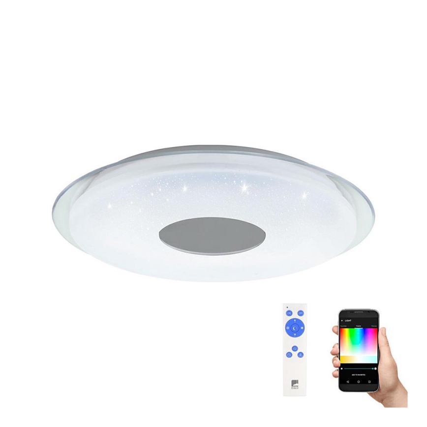 Eglo 98768 - LED RGB Dimbar Takbelysning LANCIANO-C LED/38W/230V + Fjärrstyrd