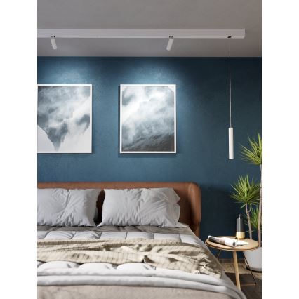 Eglo - LED Ljuskrona med upphängningsrem  på skensystem 1xLED/9W/230V