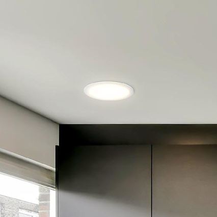 Eglo - LED dimbar infälld badrumsbelysning LED/16,5W/230V IP44 ZigBee