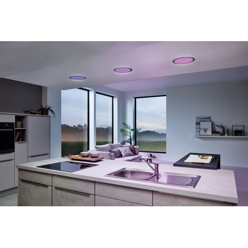 Eglo - LED ljusreglerad badrum hängande takklampa  LED/16,5W/230V IP44 ZigBee