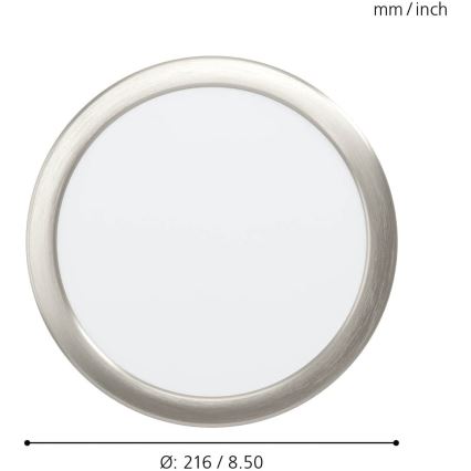 Eglo - LED ljusreglerad badrum hängande takklampa  LED/16,5W/230V IP44 ZigBee