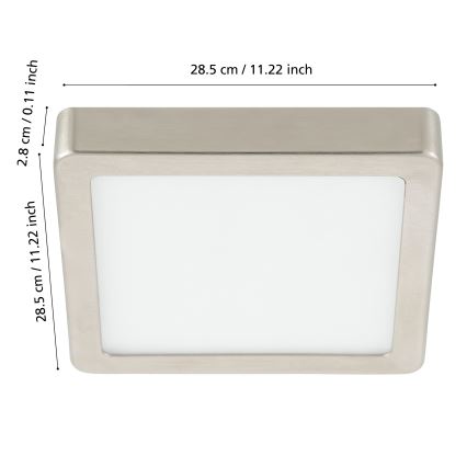 Eglo - LED dimbar taklampa för badrum LED/19,5W/230V 2700-6500K IP44 ZigBee