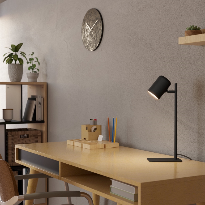 Eglo - LED Bordslampa  1xGU10/4,5W/230V svart