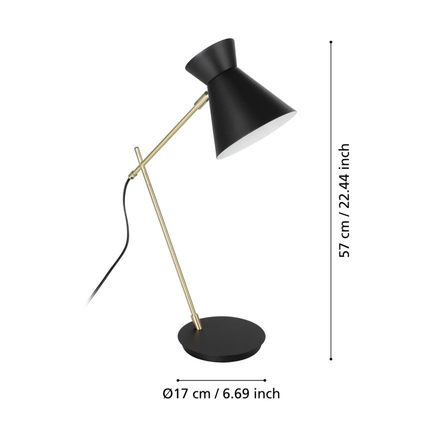 Eglo - Bordslampa  1xE27/10W/230V