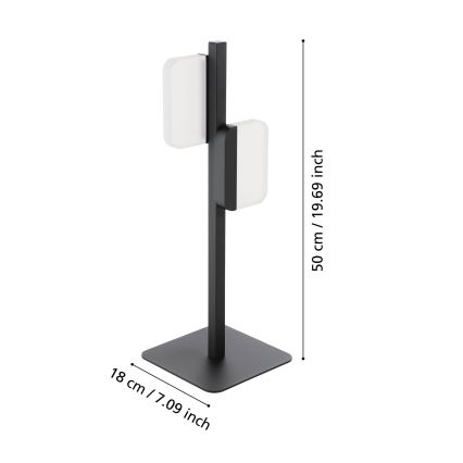 Eglo - LED bordslampa  2xLED/4,5W/230V