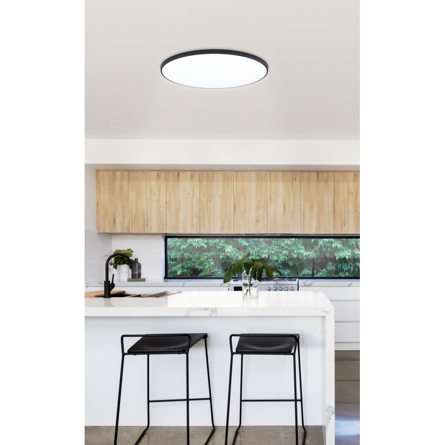 Eglo 98896 - LED Dimbar Takbelysning ZUBIETA-A LED/36W/230V + Fjärrstyrd