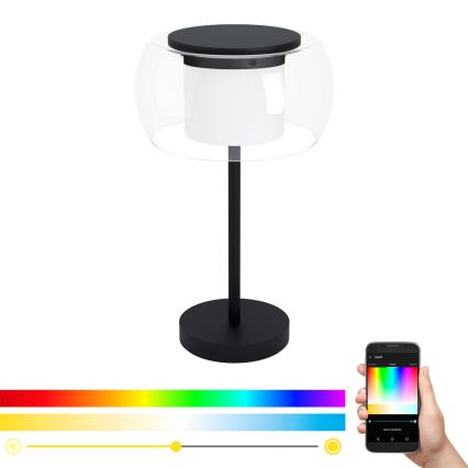Eglo 99024 - LED RGB Dimbar Bordslampa BRIAGLIA-C LED/15W/230V