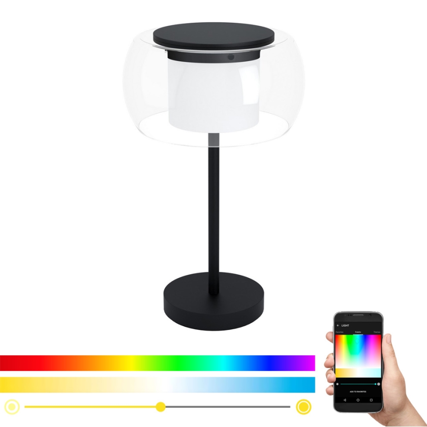 Eglo 99024 - LED RGB Dimbar Bordslampa BRIAGLIA-C LED/15W/230V