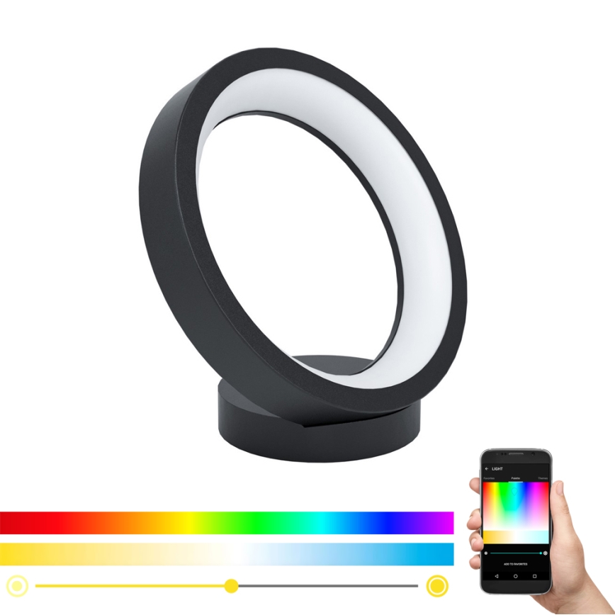 Eglo 99029 - LED RGB Dimbar Bordslampa MARGHERA-C LED/16W/230V
