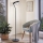 Eglo 99031 - LED RGB Dimbar Golvlampa MARGHERA-C LED/16W/230V