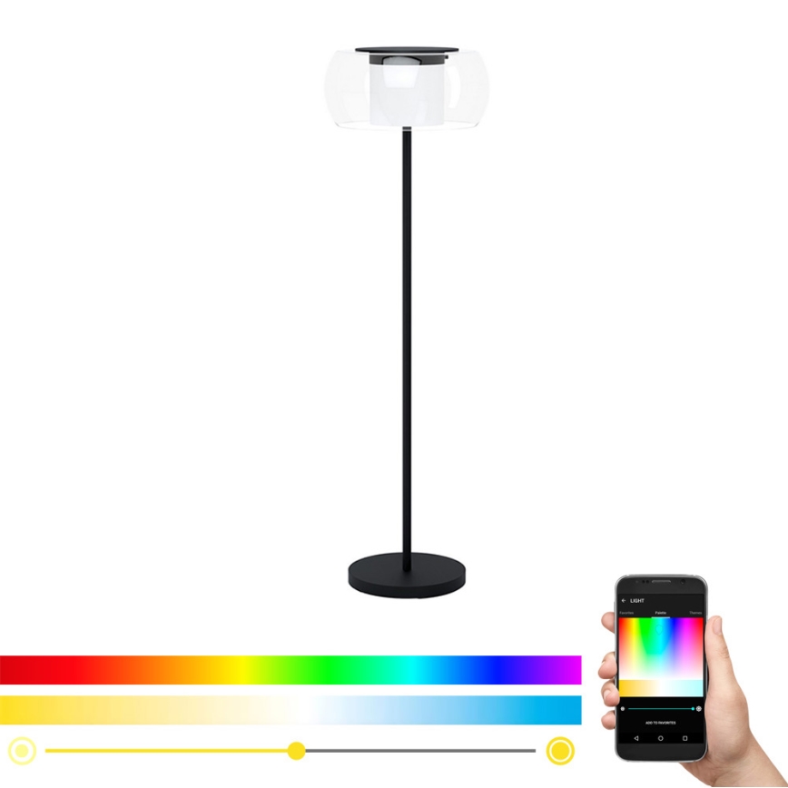 Eglo 99037 - LED RGB Dimbar Golvlampa BRIAGLIA-C LED/24,8W/230V