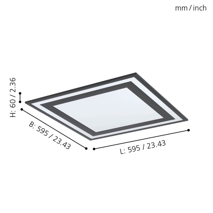 Eglo 99039 - LED Takbelysning SAVATARILA LED/36W/230V