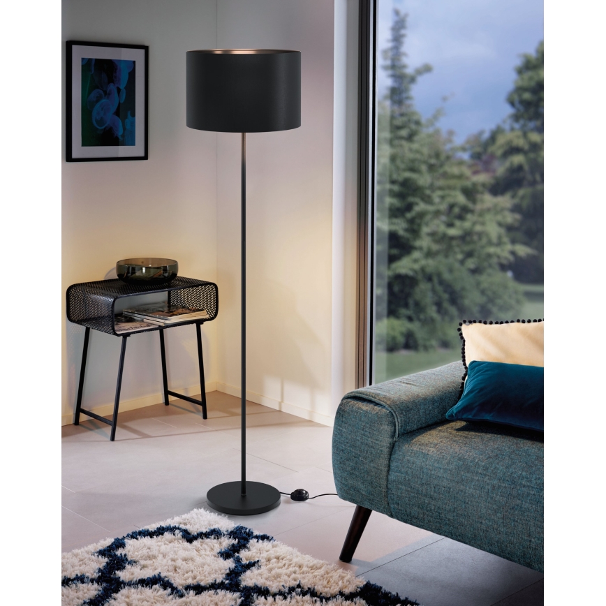 Eglo 99046 - Golvlampa MASERLO 1xE27/40W/230V