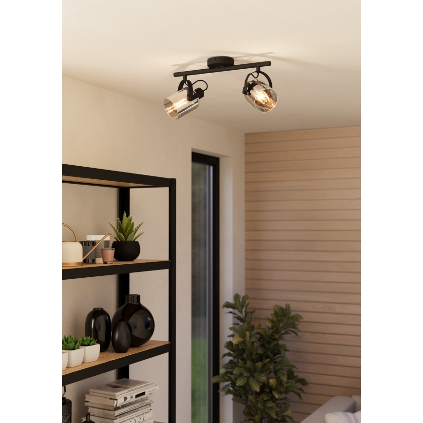 Eglo 99053 - Spotlight BERREGAS 2xE27/40W/230V