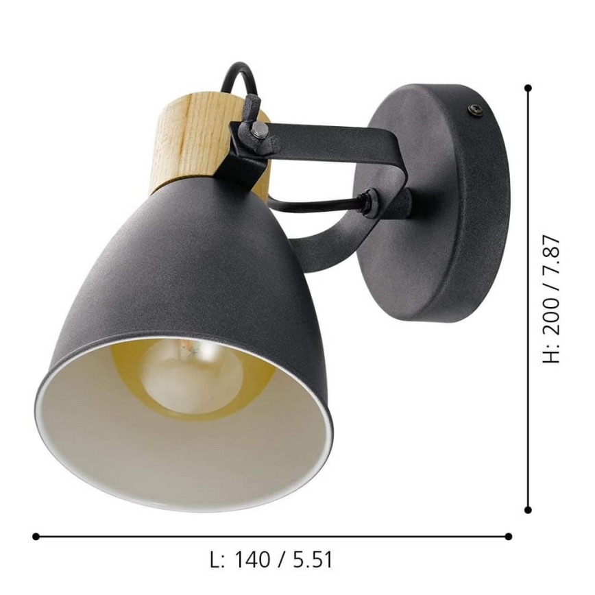 Eglo 99074 - Spotlight COSWARTH 1xE27/25W/230V