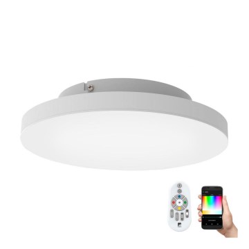 Eglo 99118 - LED RGB Dimbar Takbelysning TURCONA-C LED/15W/230V + Fjärrstyrd