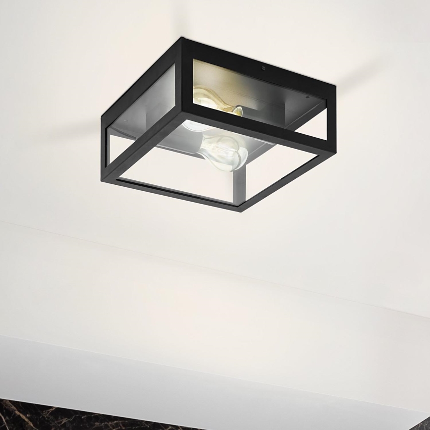 Eglo 99122 - Badrumsbelysning tak AMEZOLA 2xE27/40W/230V