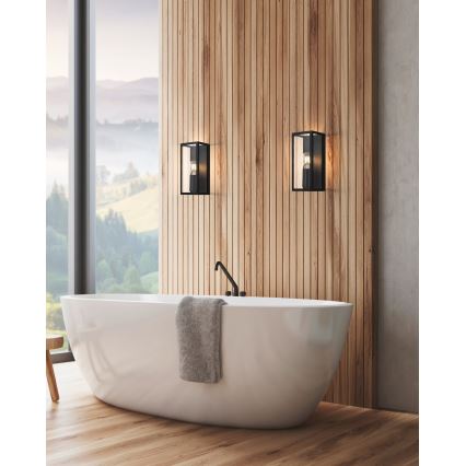 Eglo 99123 - Badrumsbelysning vägg AMEZOLA 1xE27/60W/230V