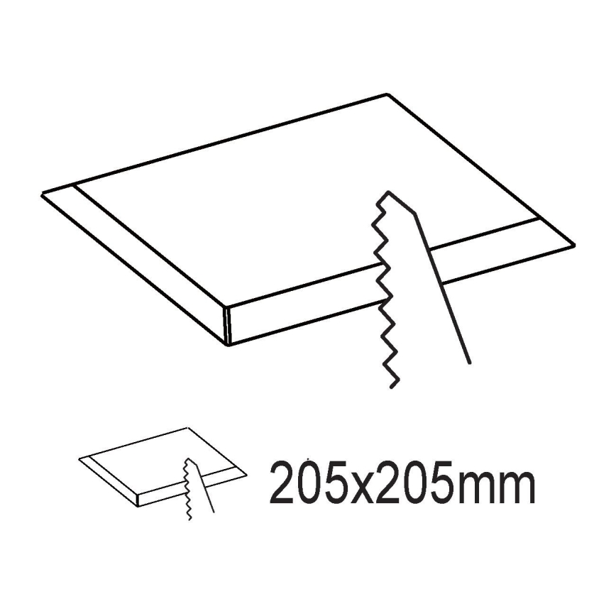 Eglo 99169 - Infälld LED-belysning  FUEVA 5 LED/16,5W/230V
