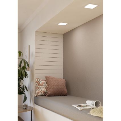 Eglo - LED infälld takarmatur LED/10,5W/230V 16,6x16,6 cm