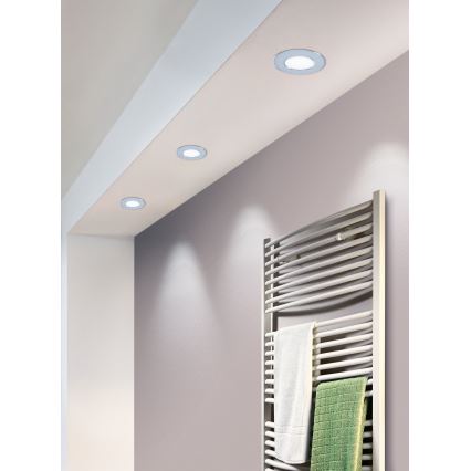 Eglo 99204 - LED infälld Badrumbelysning FUEVA 5 LED/2.7W/230V IP44