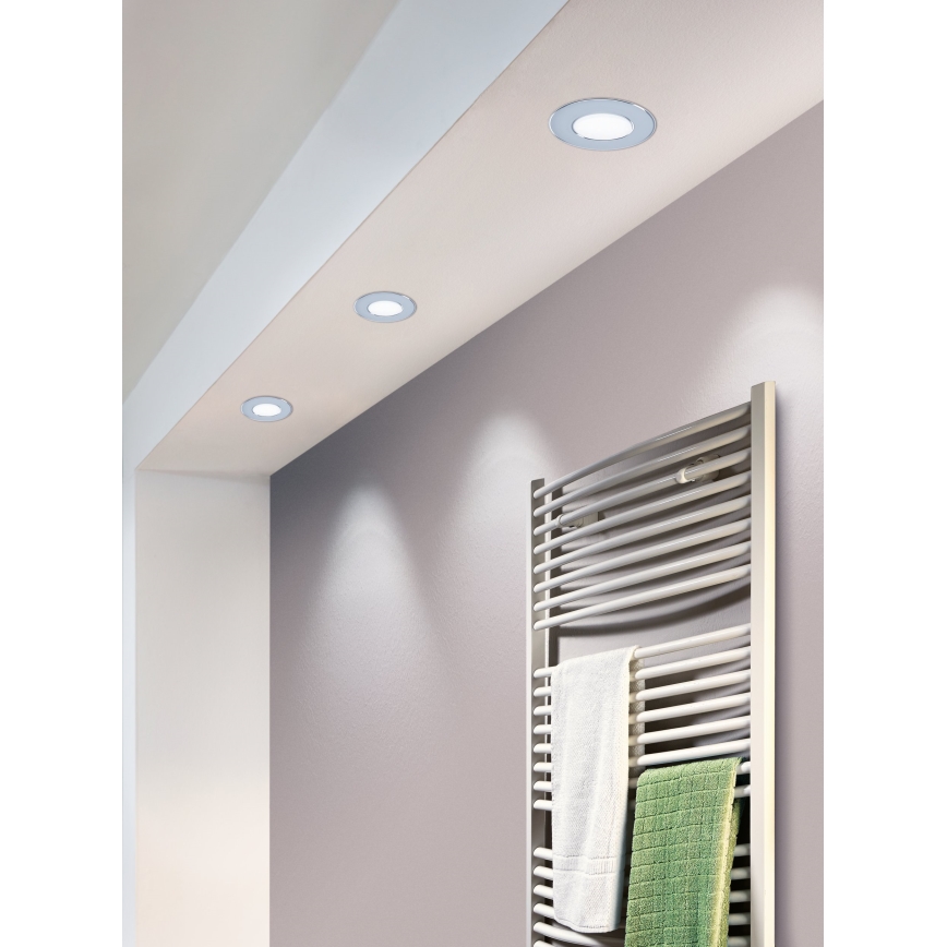 Eglo 99204 - LED infälld Badrumbelysning FUEVA 5 LED/2.7W/230V IP44