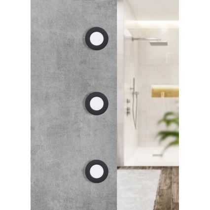 Eglo - LED infälld badrumsarmatur LED/2,7W/230V IP44 diam. 8,6 cm