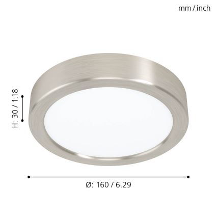 Eglo 99218 - LED Takbelysning FUEVA 5 LED/10,5W/230V