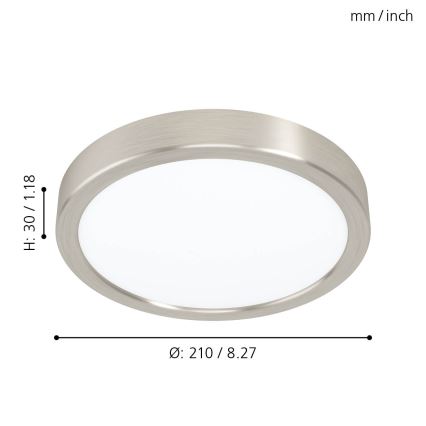 Eglo 99219 - LED Takbelysning FUEVA 5 LED/16,5W/230V