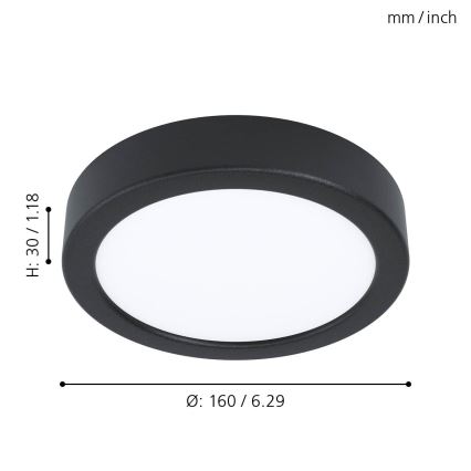 Eglo 99222 - LED Takbelysning FUEVA 5 LED/10,5W/230V