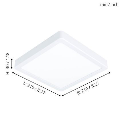 Eglo 99237 - LED Takbelysning FUEVA 5 LED/16,5W/230V
