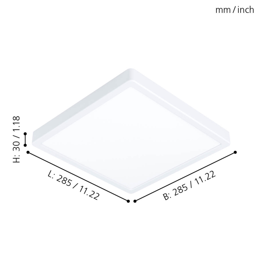 Eglo 99238 - LED Takbelysning FUEVA 5 LED/20W/230V