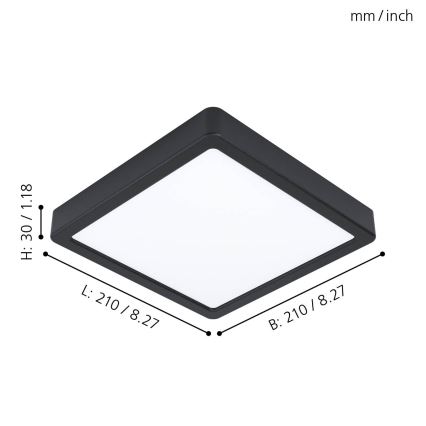 Eglo 99244 - LED Takbelysning FUEVA 5 LED/16,5W/230V