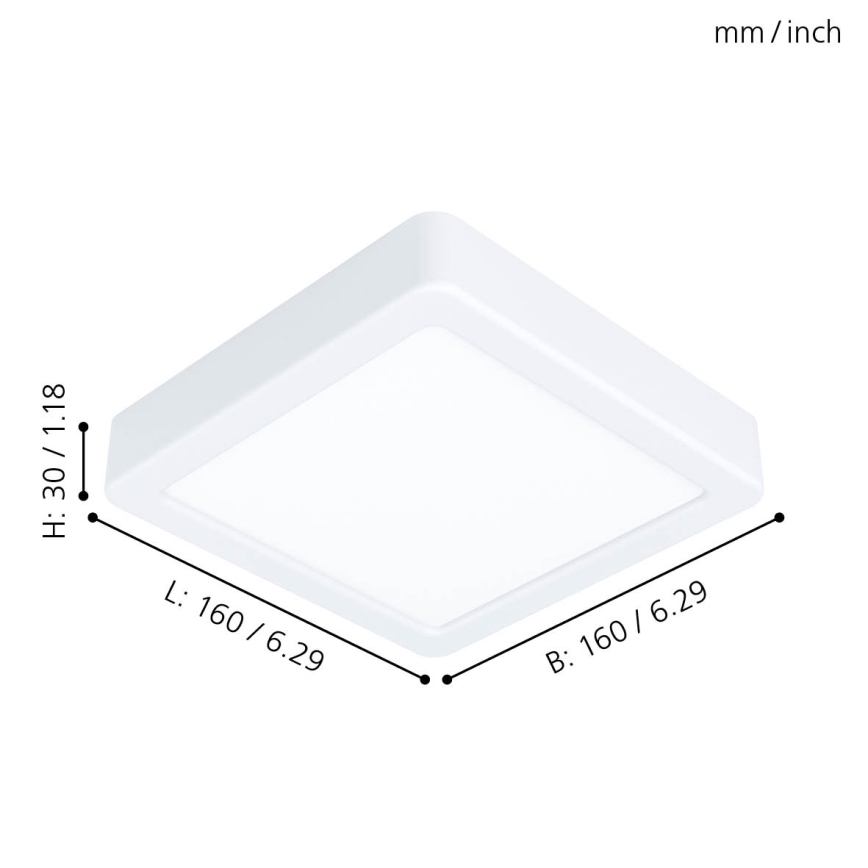 Eglo 99246 - LED Takbelysning  FUEVA 5 LED/10,5W/230V