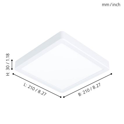 Eglo 99247 - LED Takbelysning FUEVA 5 LED/16,5W/230V