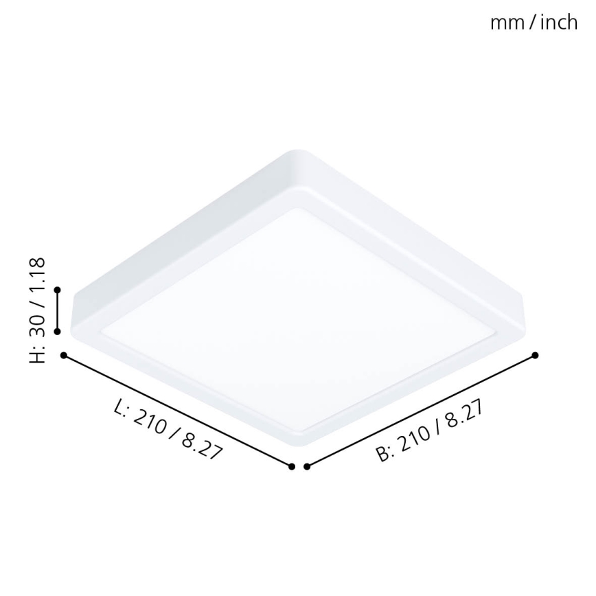 Eglo 99247 - LED Takbelysning FUEVA 5 LED/16,5W/230V