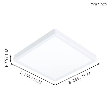 Eglo 99248 - LED Takbelysning FUEVA 5 LED/20W/230V