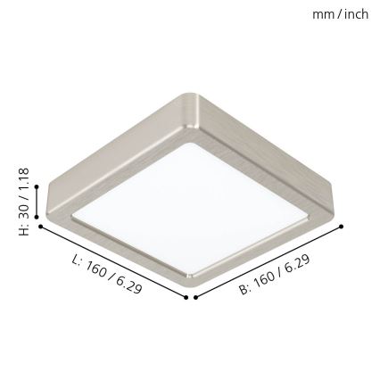 Eglo 99252 - LED Takbelysning FUEVA 5 LED/10,5W/230V