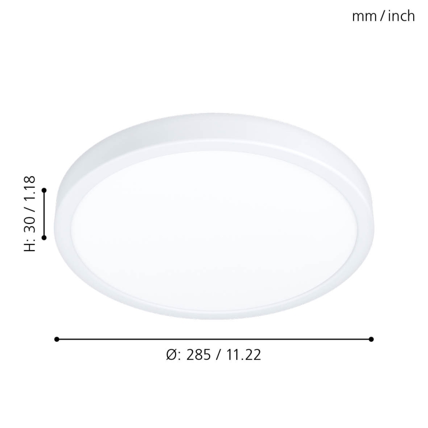 Eglo 99265 - LED Badrumsbelysning tak FUEVA 5 LED/20W/230V IP44