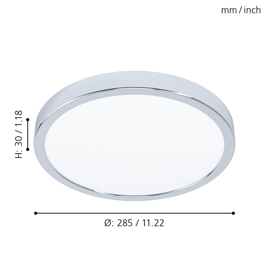 Eglo 99266 - LED Badrumsbelysning tak FUEVA 5 LED/20W/230V IP44