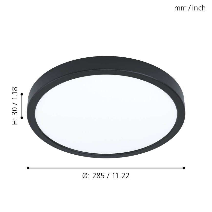 Eglo 99267 - LED Badrumsbelysning tak FUEVA 5 LED/20W/230V IP44